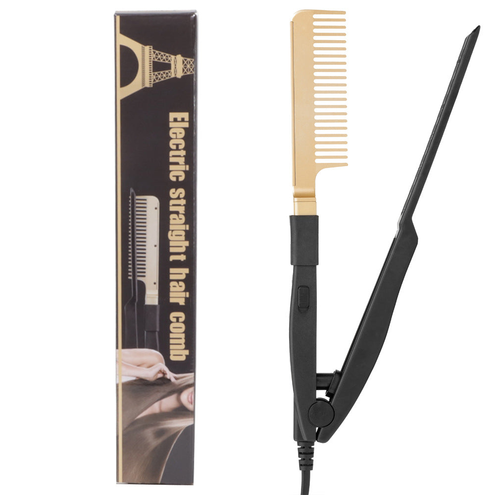 Pro Electric Hair Straightening Comb – Fast & Smooth Hair Styling at Home