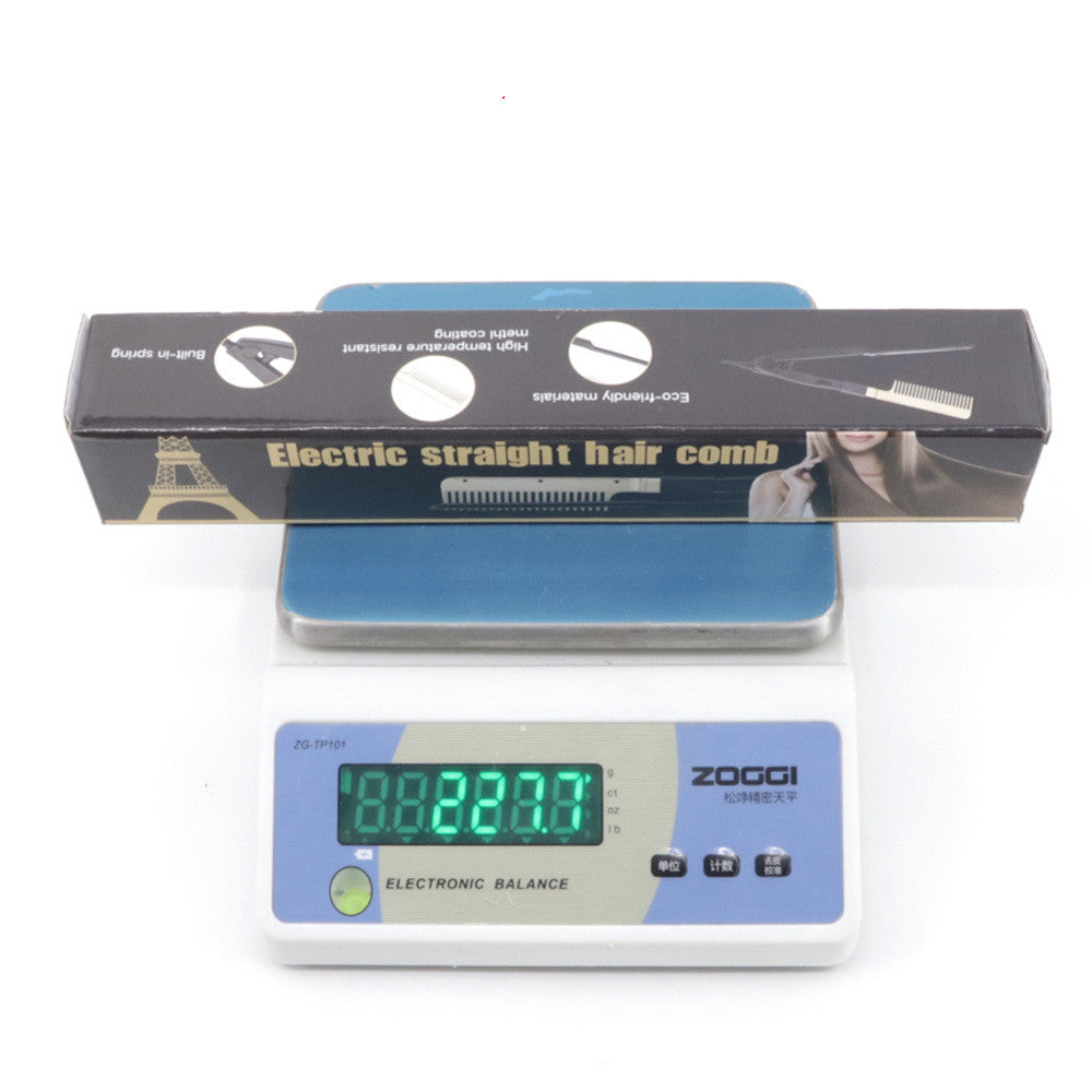 Pro Electric Hair Straightening Comb – Fast & Smooth Hair Styling at Home