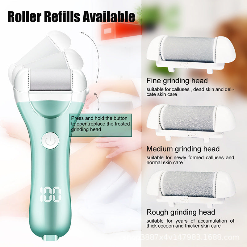 Rechargeable Electric Foot File – Professional Callus Remover for Smooth & Soft Heels