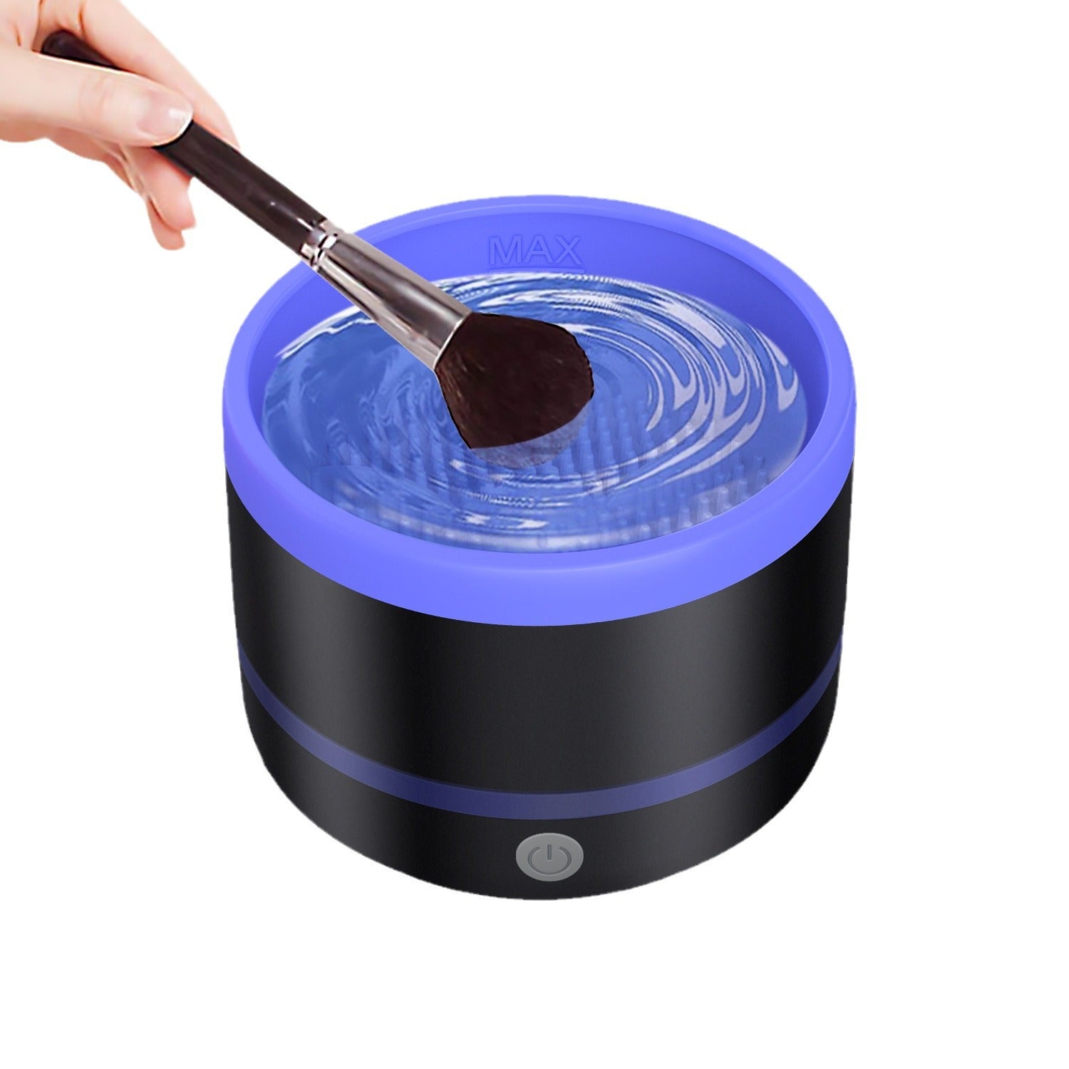Electric Cosmetic Brush Cleaner Machine | Type-C USB Rechargeable | Automatic Rotary Cleaning | Portable Makeup Brush Cleaning Device | All Brush Types