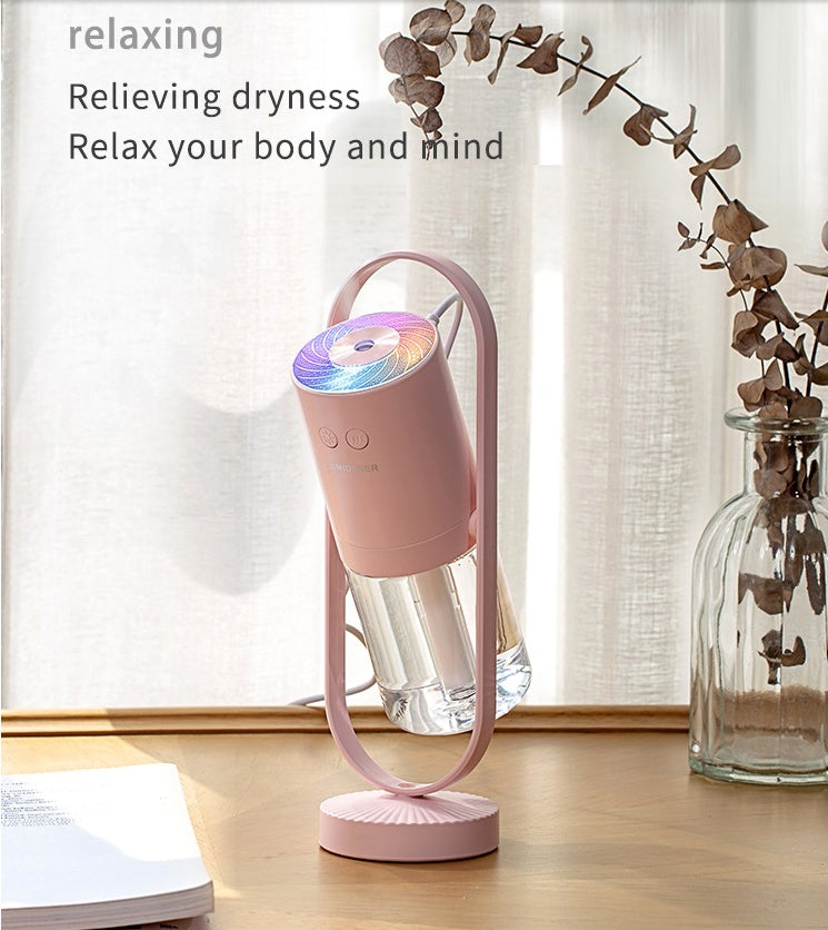 Projection Night Light Humidifier – Ultrasonic Cool Mist Air Humidifier for Home, Car & Office
