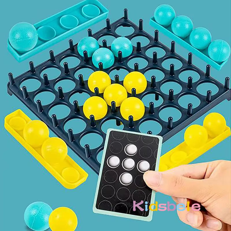 Kids Ball Bouncing Game Parent-Child Interaction Board Game Toddler Toss Ball Game Fun Party Game