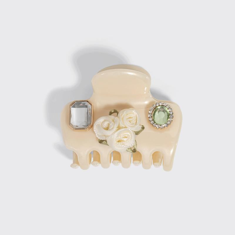 Kitschpop™️ Cloud Clip & Charms in Pearlized Cream