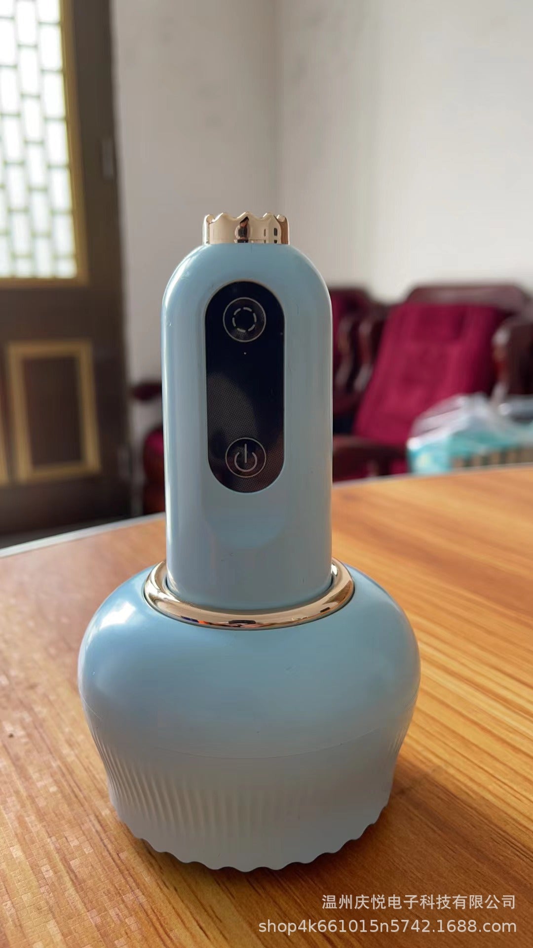 Electric Gua Sha Massager – USB Powered Meridian Therapy with 4-Speed Heat & Essential Oils