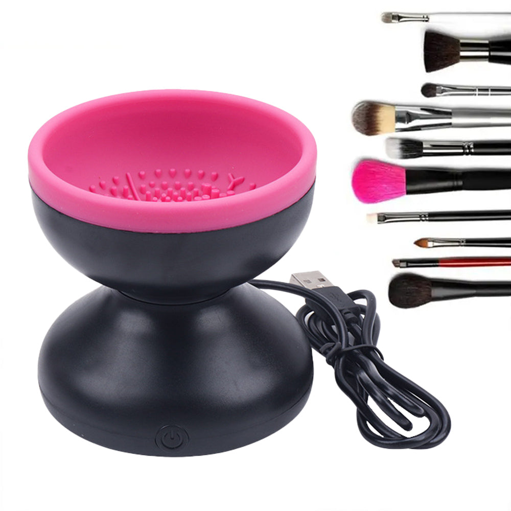 Electric Makeup Brush Cleaner – USB Portable Automatic Deep Clean for All Brush Sizes