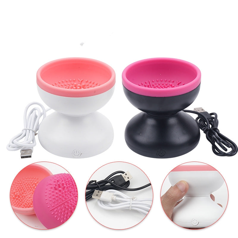 Electric Makeup Brush Cleaner – USB Portable Automatic Deep Clean for All Brush Sizes