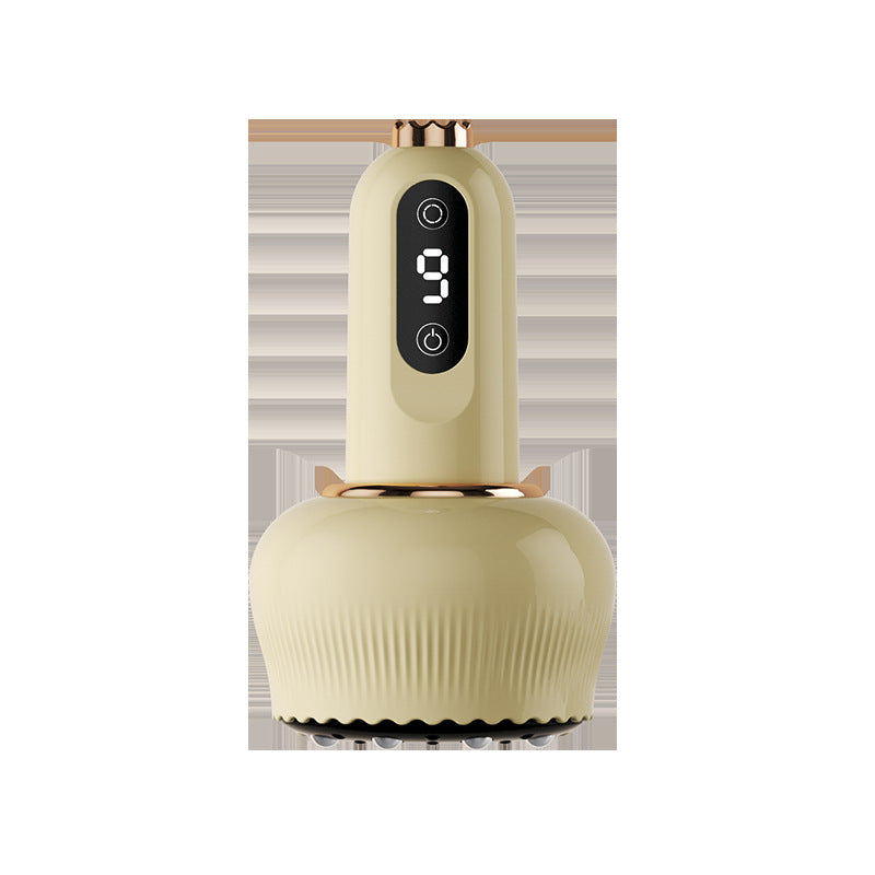 Electric Gua Sha Massager – USB Powered Meridian Therapy with 4-Speed Heat & Essential Oils