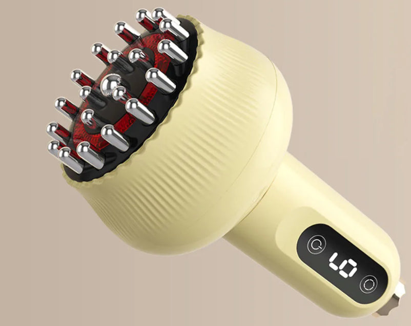 Electric Gua Sha Massager – USB Powered Meridian Therapy with 4-Speed Heat & Essential Oils